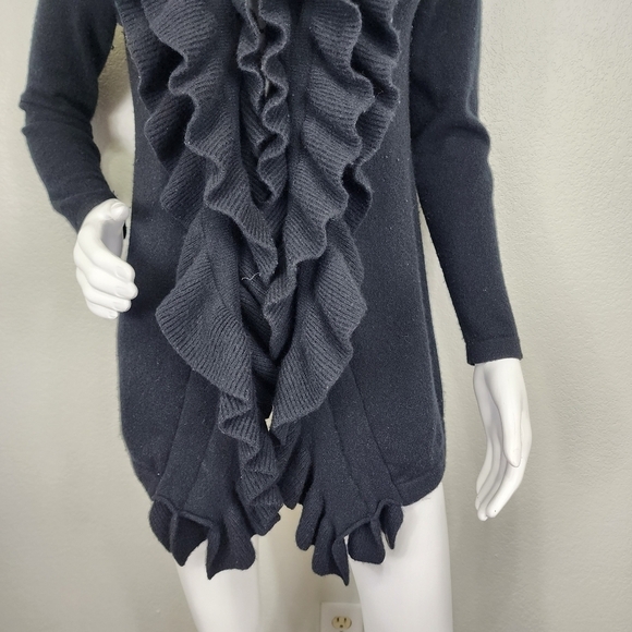 Neiman Marcus Cashmere Black Cardigan Size M - Picture 5 of 16
